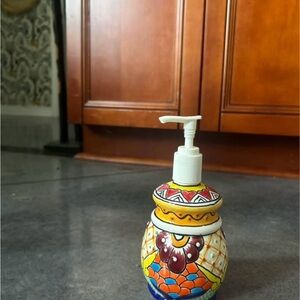 Colorful Ceramic Soap Dispenser